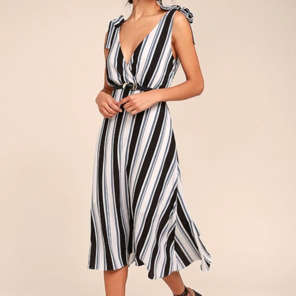 Ali & Jay Salsa Conmigo Striped Dress